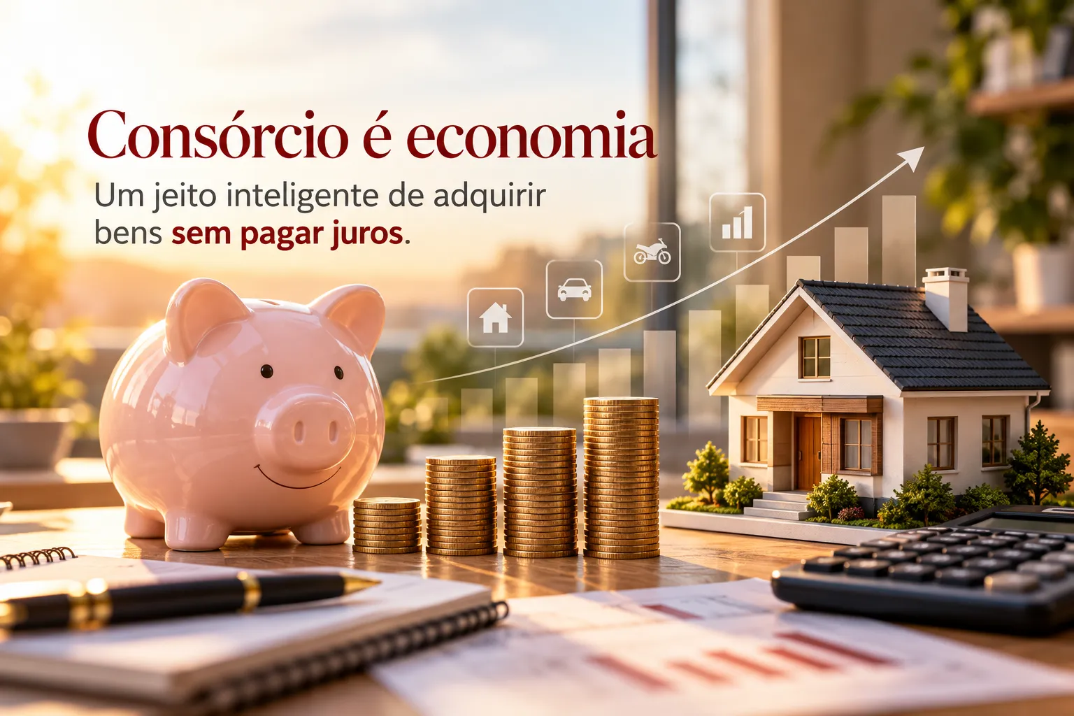 Consórcio é economia: um jeito inteligente de adquirir bens sem pagar juros